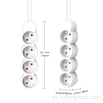 Francia 4 vías Power Strip